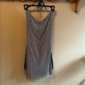 12th Tribe rhinestone mini dress m/l new